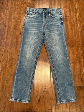 MOTHER Blue Straight Jeans Size 27